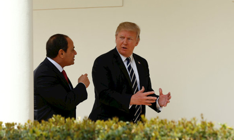 Egyptens President El Sissi besöker Vita Huset och President Trump